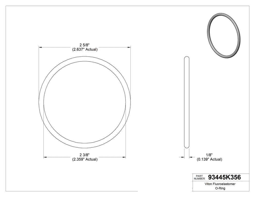 Technical drawing - 93445K356